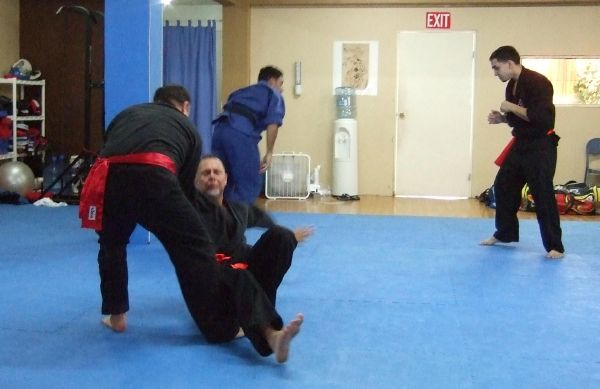 Demonstrating Self Defense Techniques